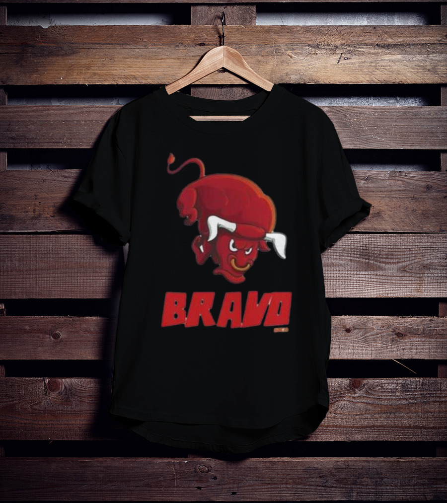 Bravo Red Bull Toro Bravo Charging Bull T-Shirt