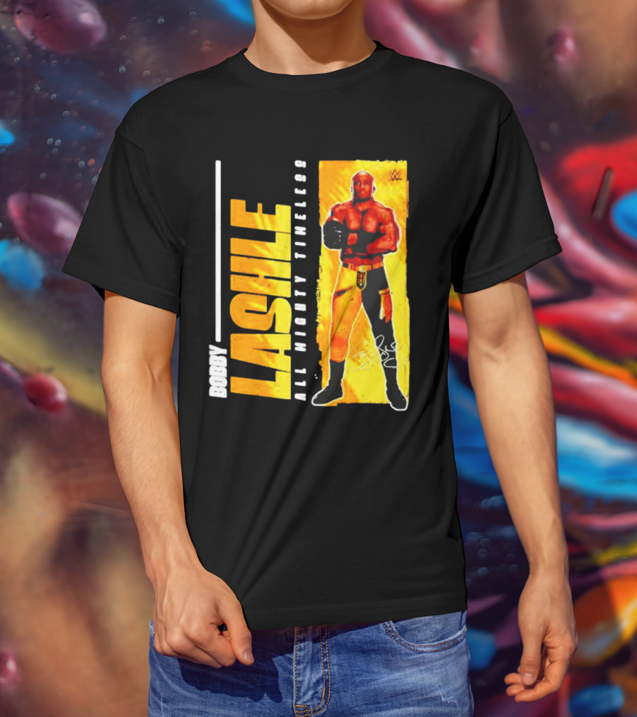 Bobby Lashley WWE All Mighty Timeless Champion T-Shirt