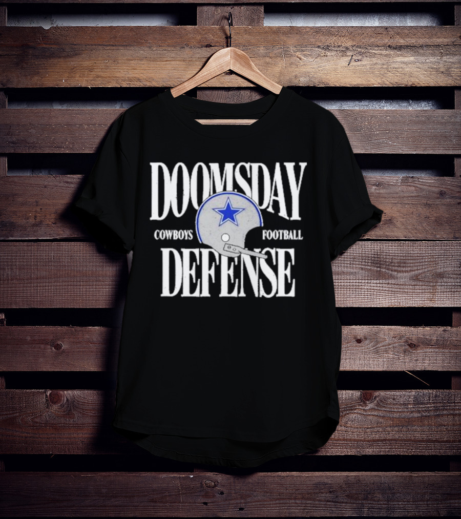 Cowboys Football Doomsday Defense Helmet T-Shirt