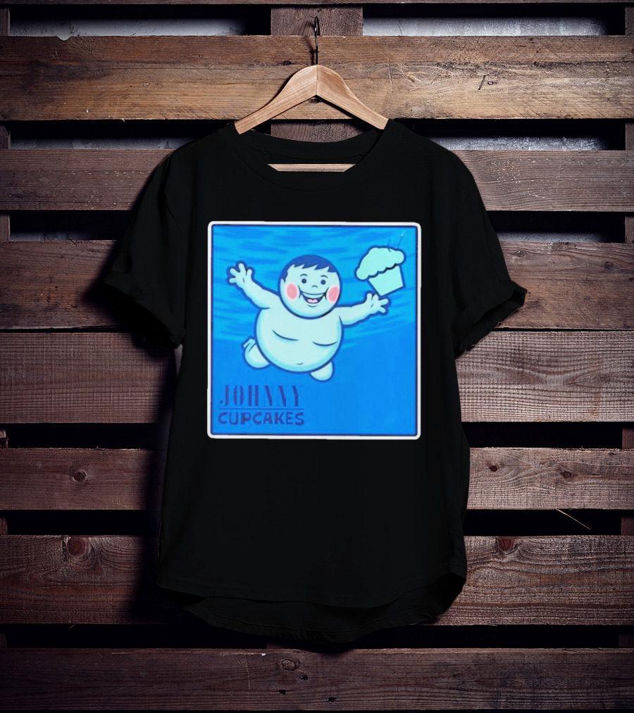 Johnny Cupcakes Swimming Boy With Cupcake T-Shirt