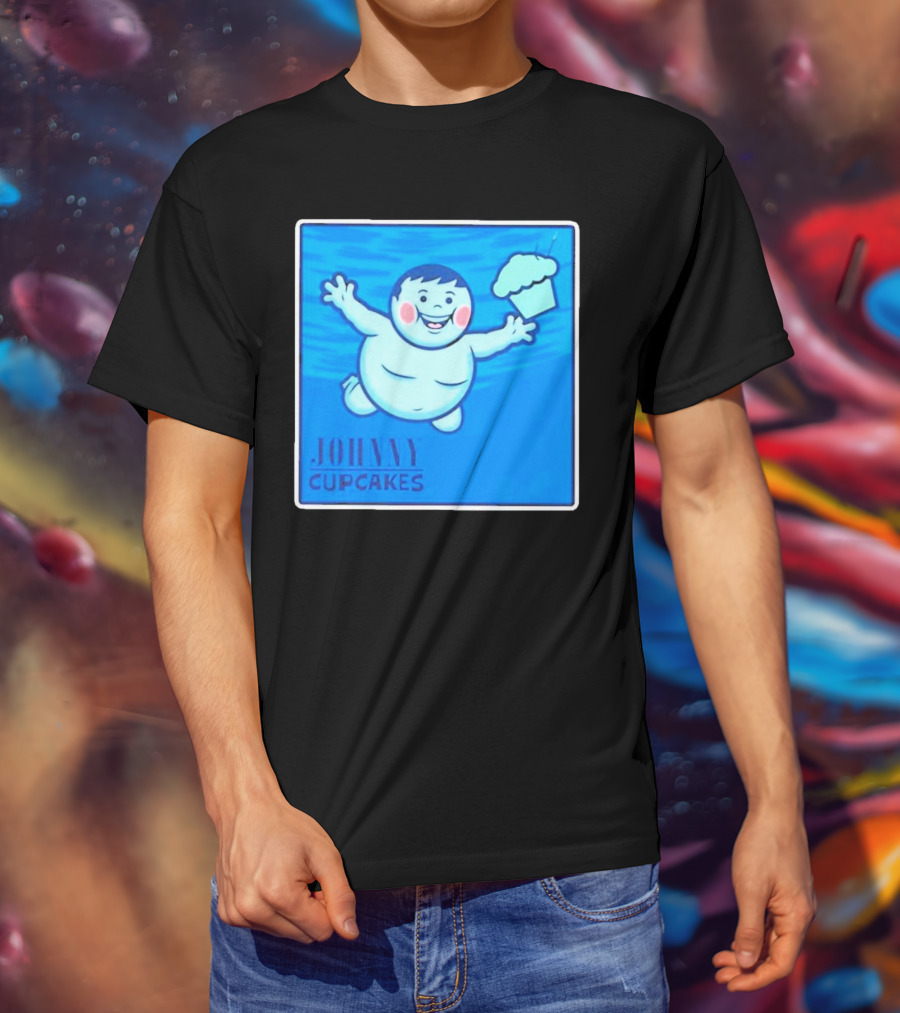 Johnny Cupcakes Swimming Boy With Cupcake T-Shirt