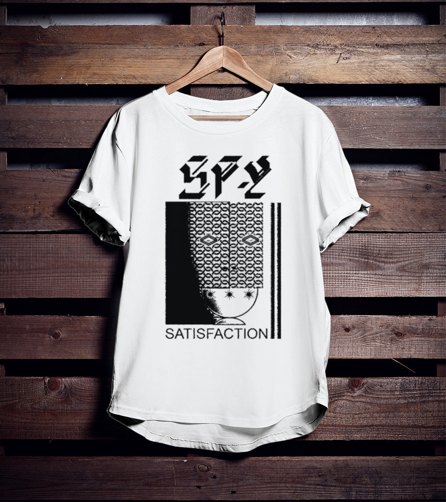 Spy Satisfaction Patterned Mask T-Shirt