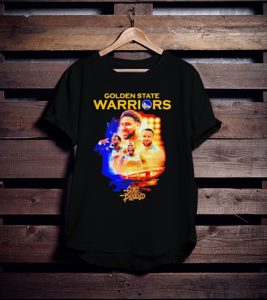 Golden State Warriors Gold Blooded Stephen Curry Klay Thompson Draymond Green T-Shirt