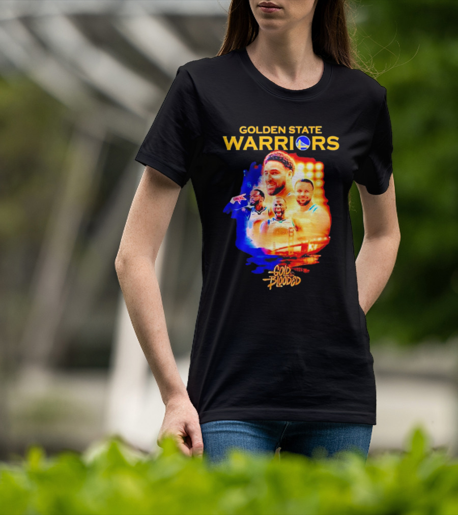 Golden State Warriors Gold Blooded Stephen Curry Klay Thompson Draymond Green T-Shirt