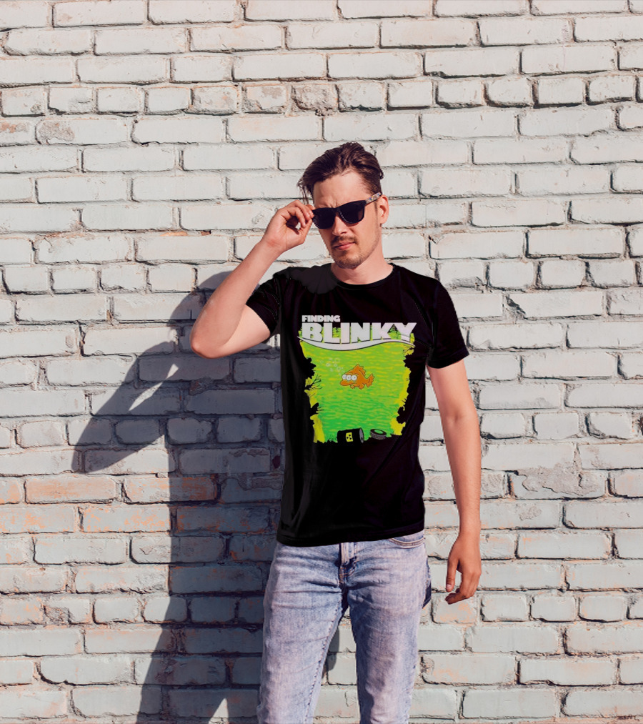 Finding Blinky Three-Eyed Fish Dump Reference T-Shirt