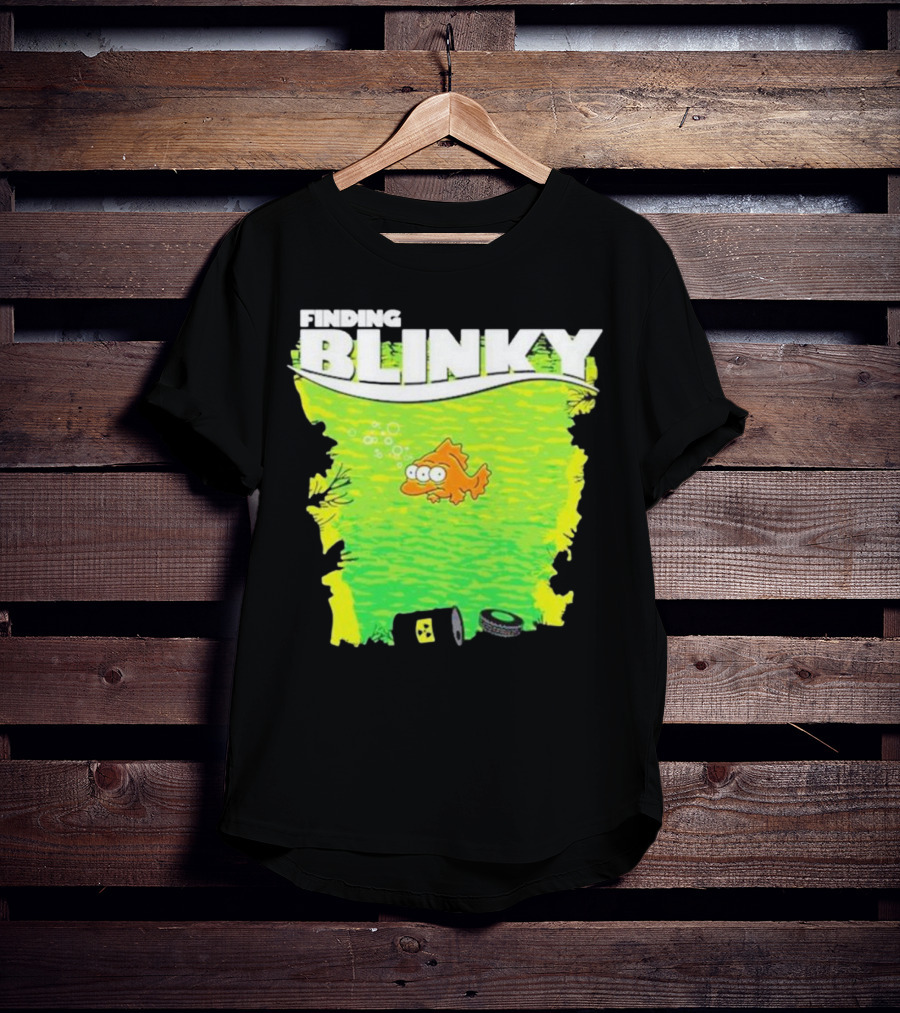 Finding Blinky Three-Eyed Fish Dump Reference T-Shirt