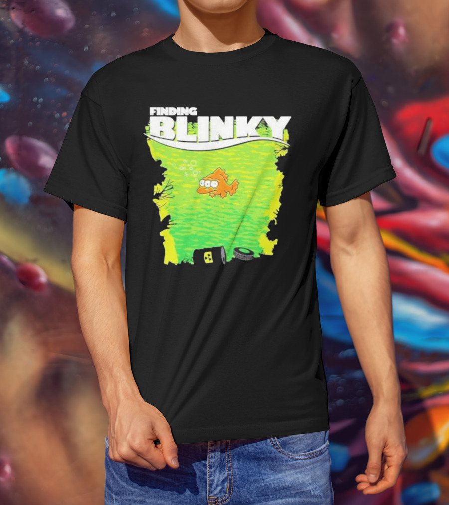 Finding Blinky Three-Eyed Fish Dump Reference T-Shirt