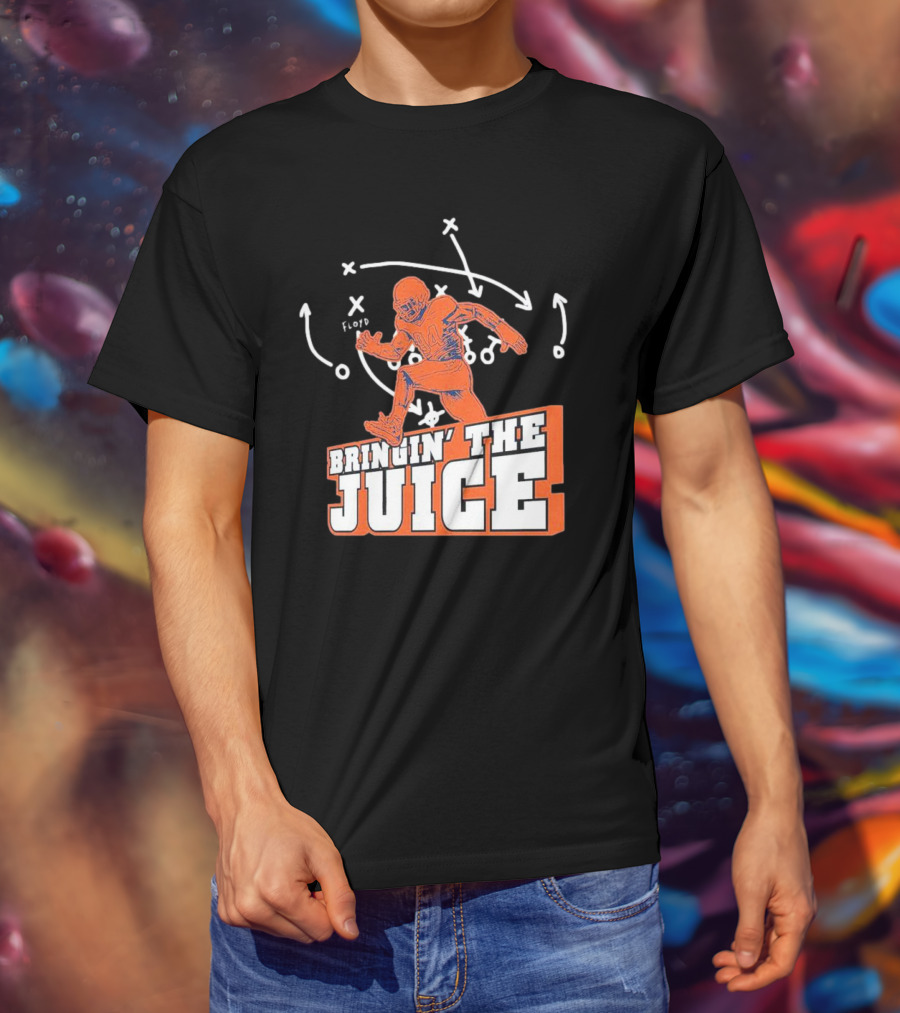 Bringin' The Juice Football Play Diagram T-Shirt