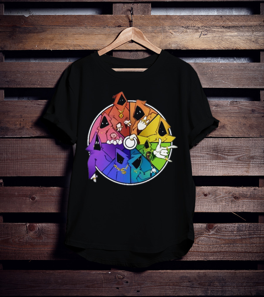 Shadow Wizard Money Gang Rainbow Circle T-Shirt