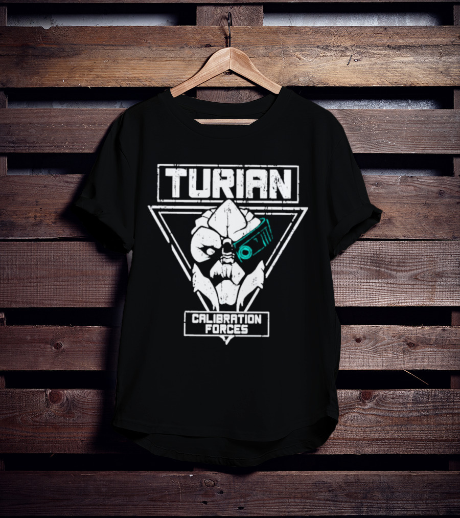 Turian Calibration Forces Mass Effect Gaming T-Shirt