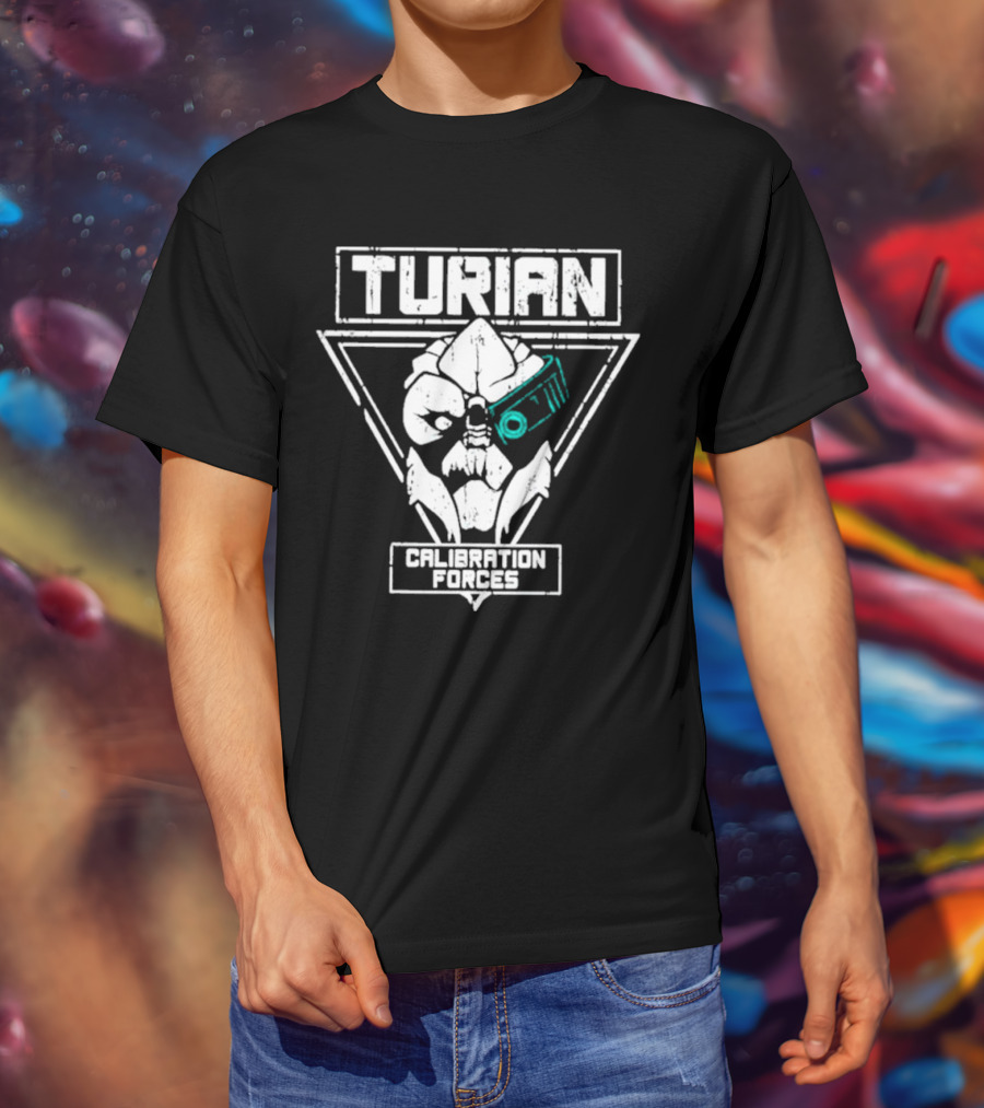Turian Calibration Forces Mass Effect Gaming T-Shirt