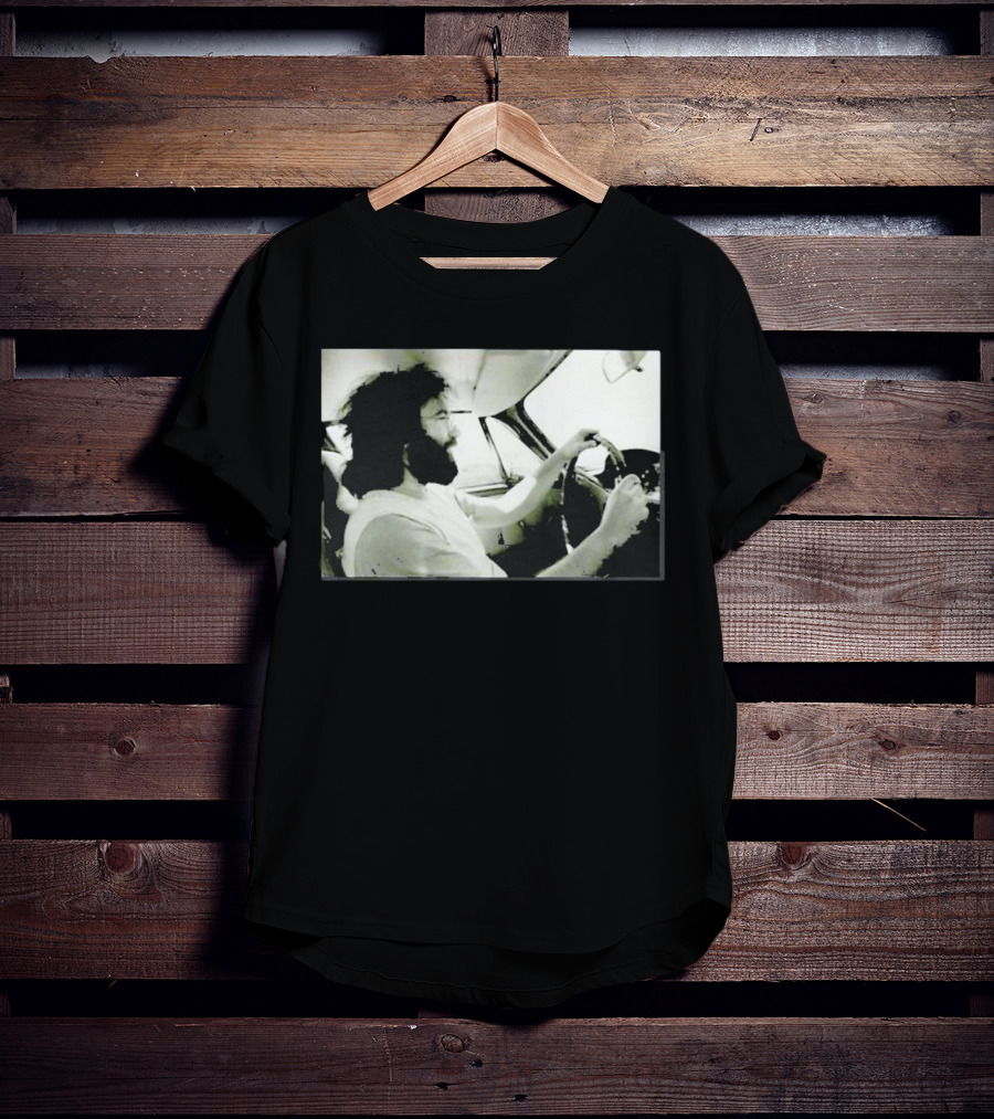 Jerry Garcia Driving Car Grand Prix Racecourse Watkins Glen T-Shirt
