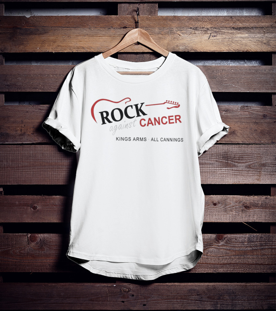 Rock Against Cancer Kings Arms All Cannings Concert Event T-Shirt