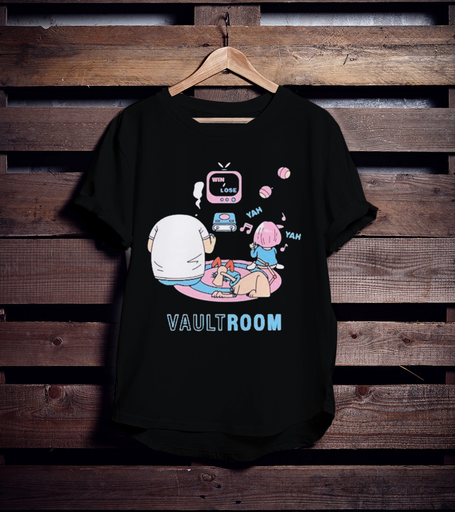 Vault Room Gaming Fun With Win Lose Challenge T-Shirt