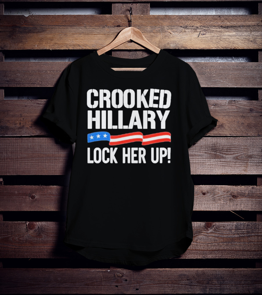 Crooked Hillary Lock Her Up T-Shirt