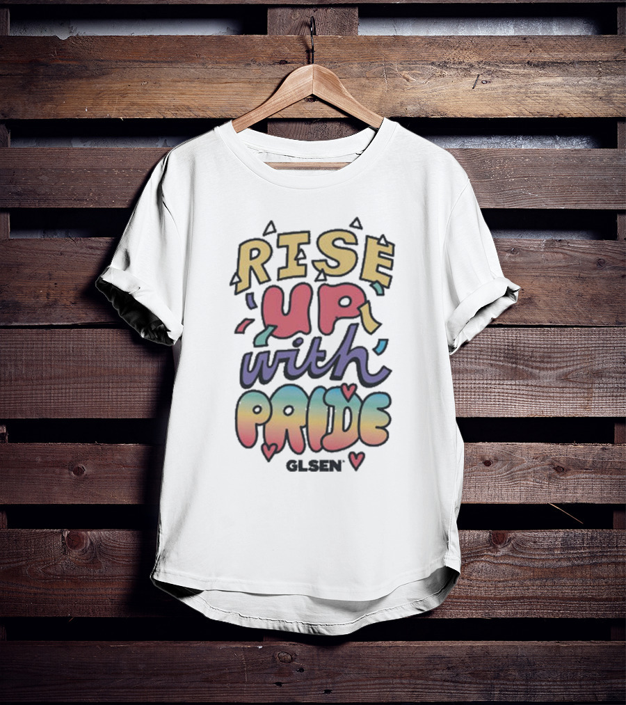 Rising Colors Of Pride By GLSEN T-Shirt