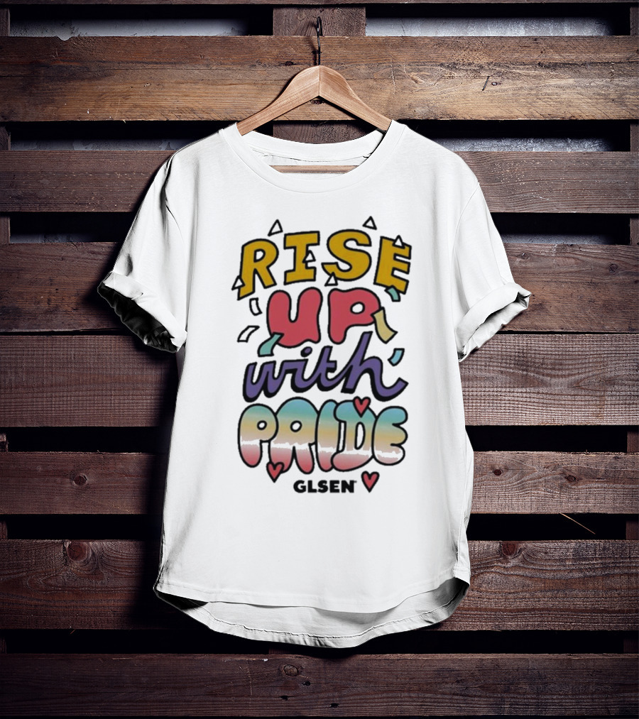 Glsen Rise Up With Pride Wilson Cruz T-Shirt