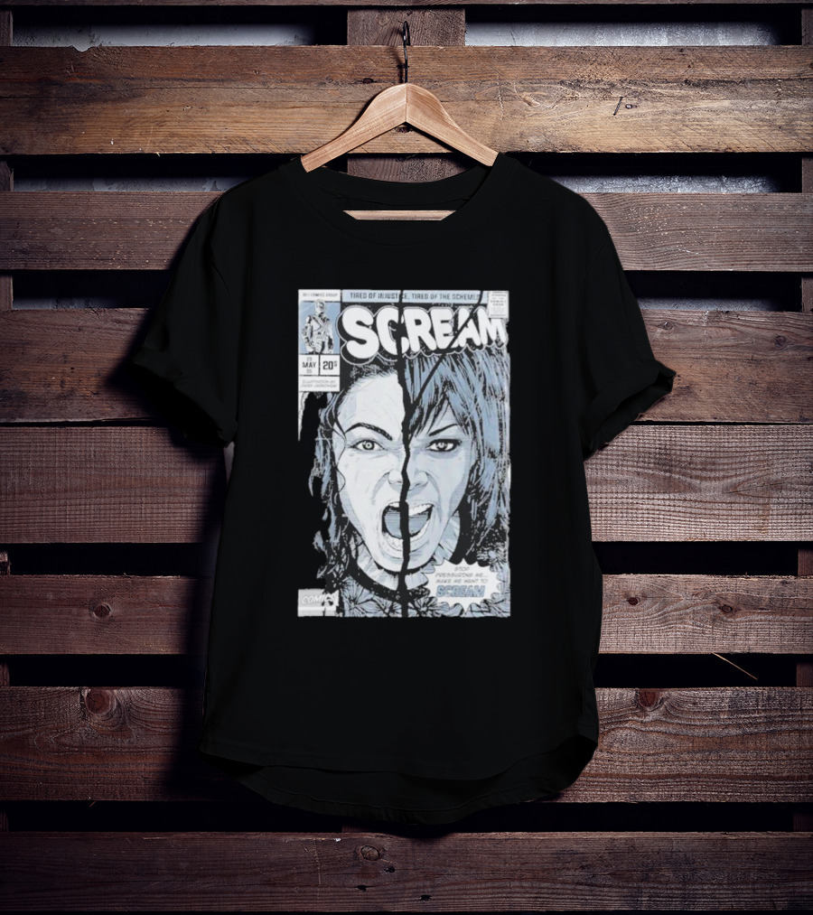 Mj History Scream Tired Of Injustice Tired Of The Schemes Comic May 20 Scream T-Shirt
