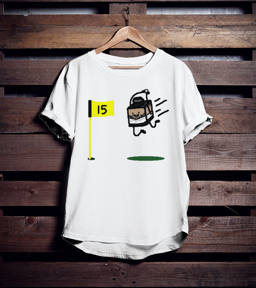 Michael Block Animated Golf Celebration Flag 15 T-Shirt
