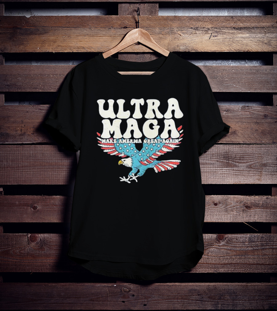 Ultra Maga Make America Great Again Eagle T-Shirt