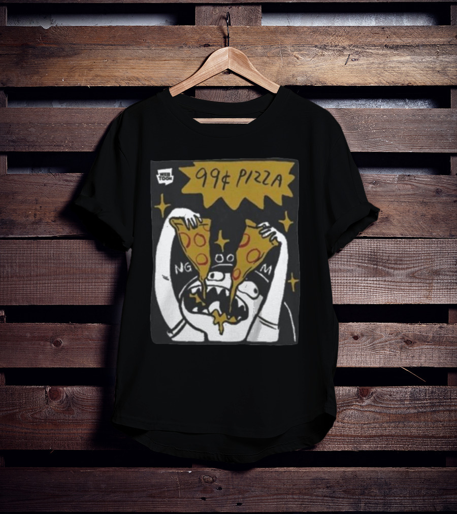 My Giant Nerd Boyfriend Wee Toon 99¢ Pizza T-Shirt