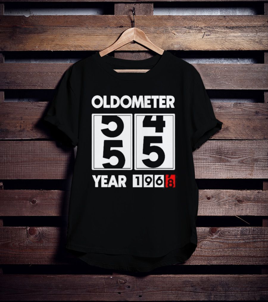 Oldometer 55 45 Year 1968 T-Shirt