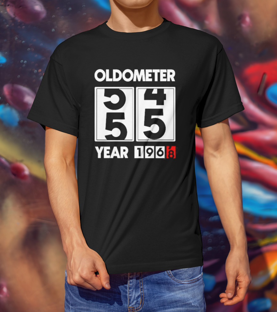 Oldometer 55 45 Year 1968 T-Shirt