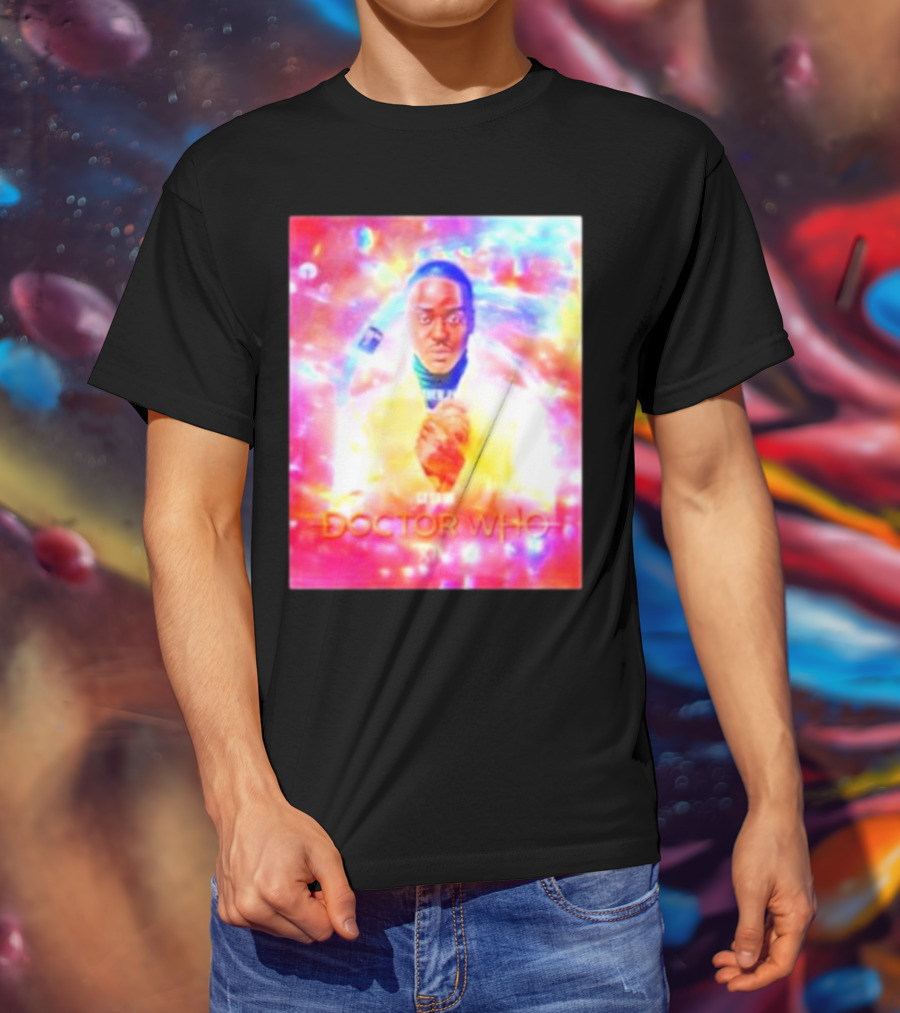 Doctor Who 14 Ncuti Gatwa Vibrant Time Traveler T-Shirt