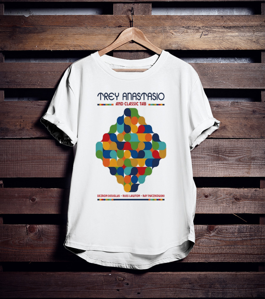 Trey Anastasio And Classic TAB Dezron Douglas Russ Lawton Ray Paczkowski T-Shirt