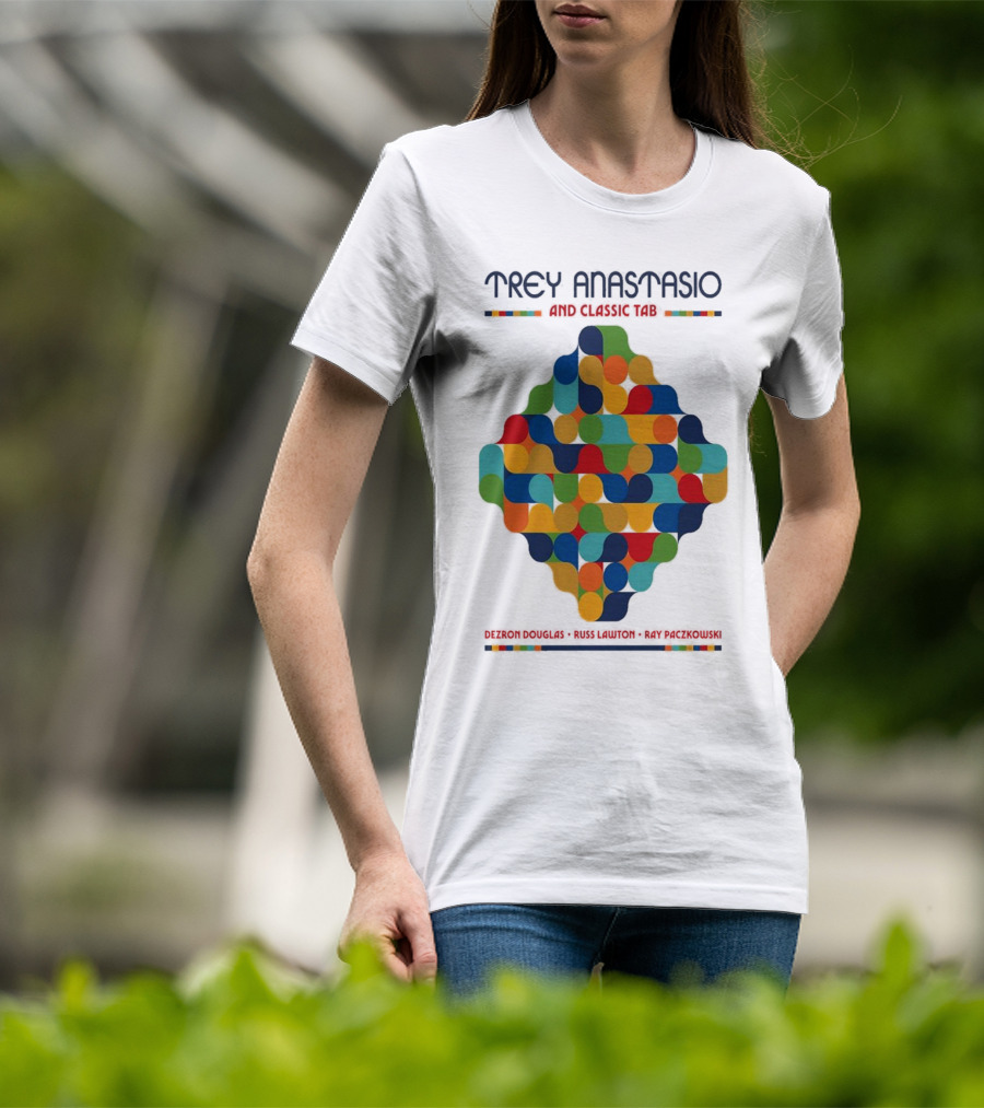 Trey Anastasio And Classic TAB Dezron Douglas Russ Lawton Ray Paczkowski T-Shirt