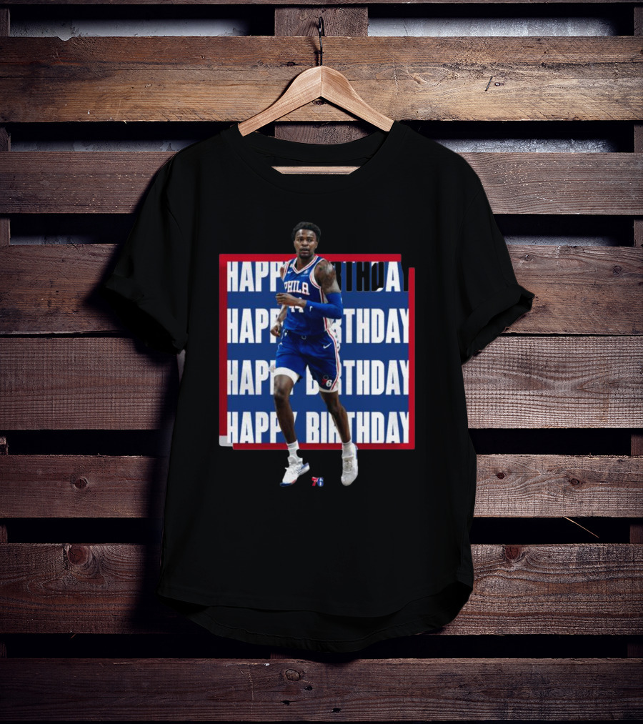 Philadelphia 76ers Happy Birthday Paul Reed Basketball T-Shirt