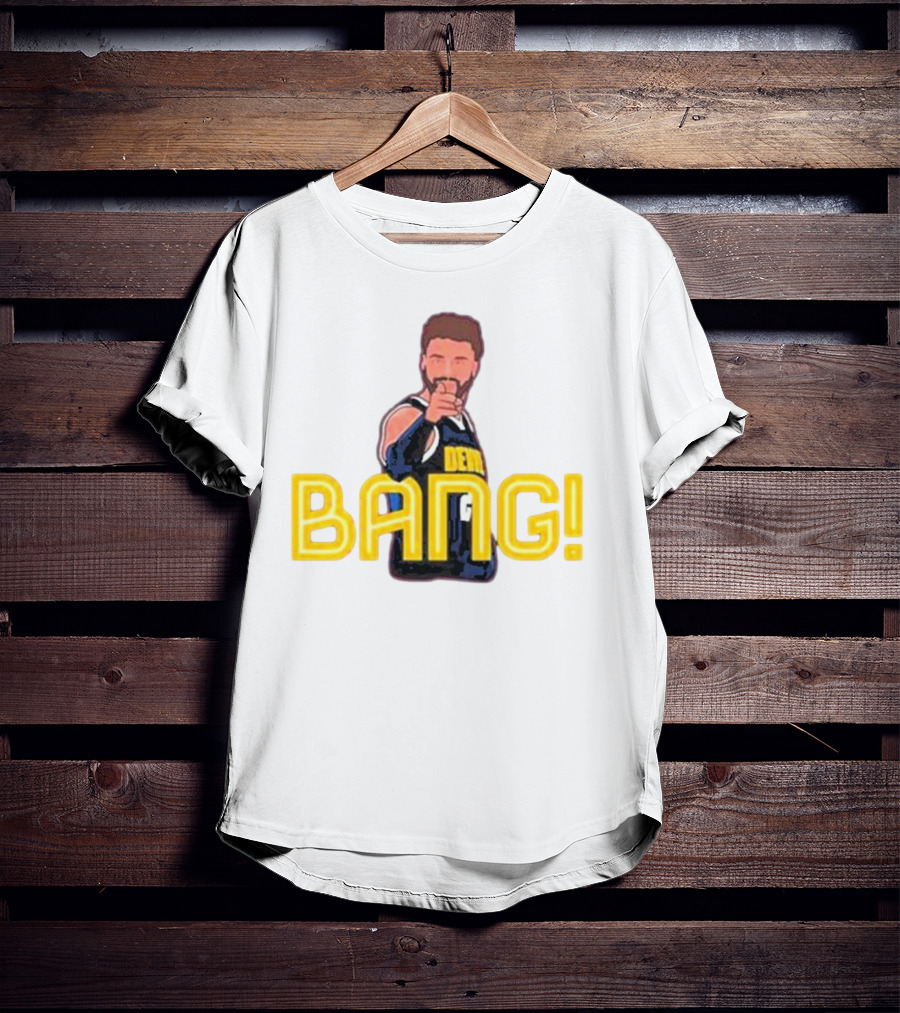 Product Deco Apparel Co. Nate Kreckman Bang Denver Basketball Iconic Gesture T-Shirt