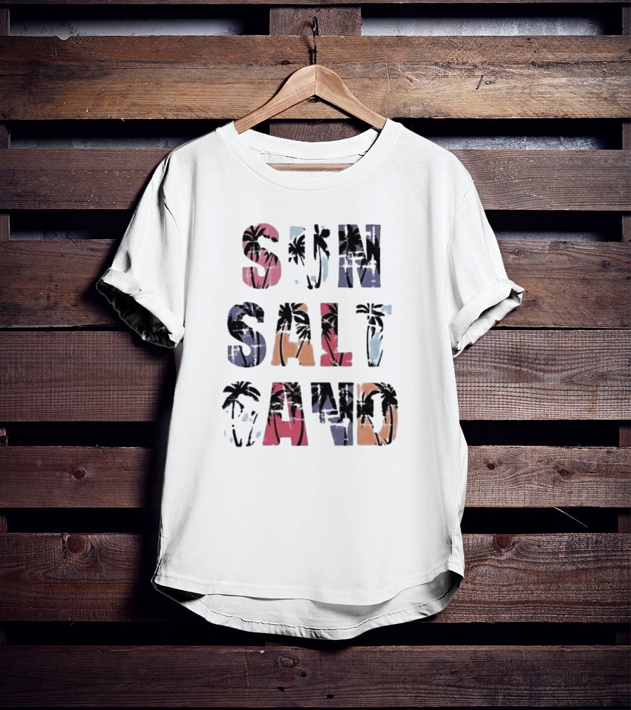 Sun Salt Sand Tropical Beach Vibes T-Shirt