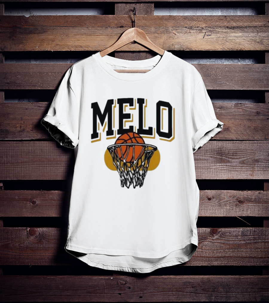 Melo Los Angeles Basketball Hoop Net Iconic T-Shirt