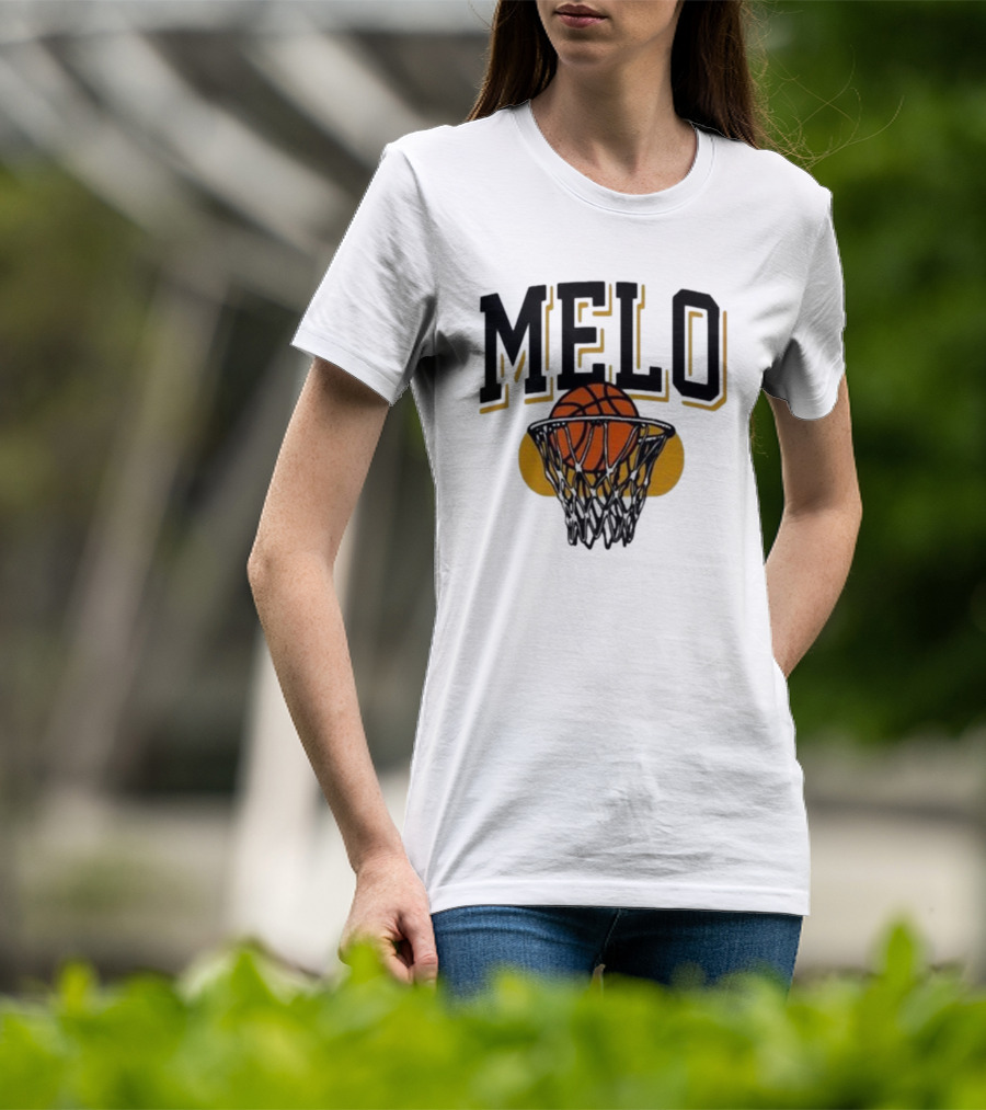 Melo Los Angeles Basketball Hoop Net Iconic T-Shirt