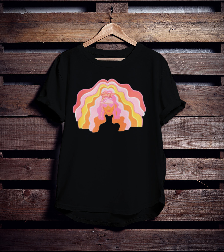 Queen Radio Flow Retro Psychedelic Vibes T-Shirt