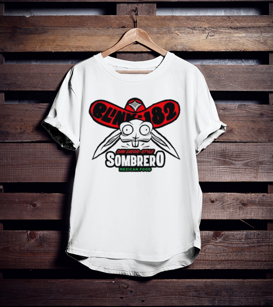 Blink-182 San Diego-Style Sombrero Mexican Food T-Shirt