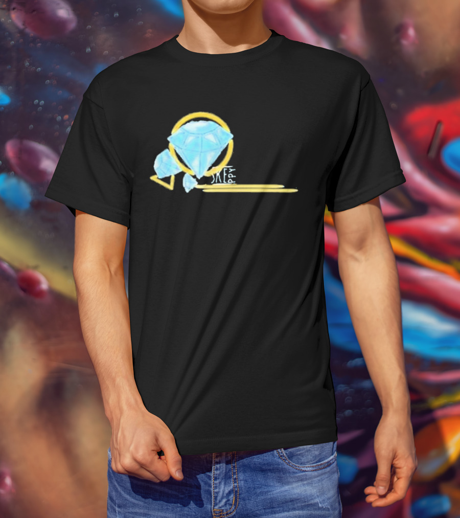 Skeppy Merchandise Geo Diamond Sketch Artist Signature T-Shirt