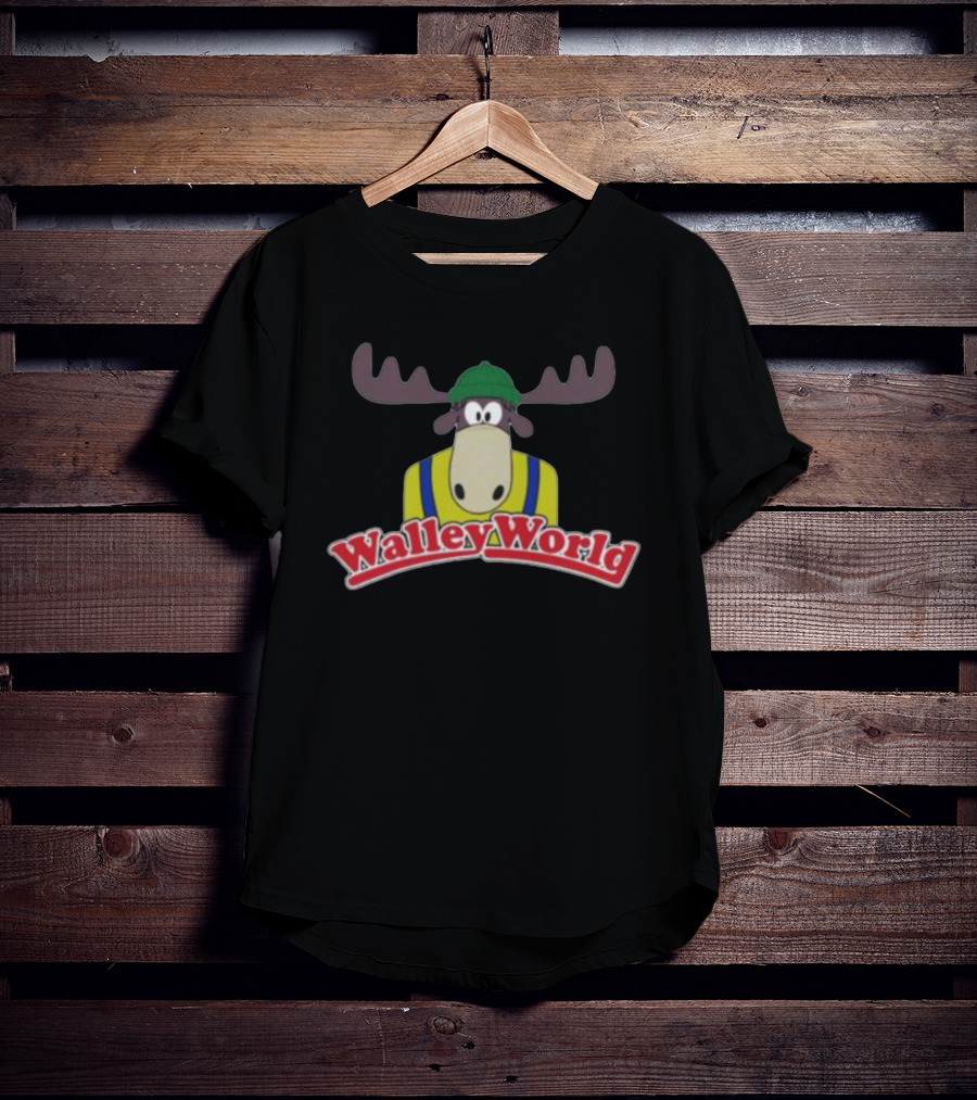 Marty Moose Walley World Mascot Retro Theme Park T-Shirt