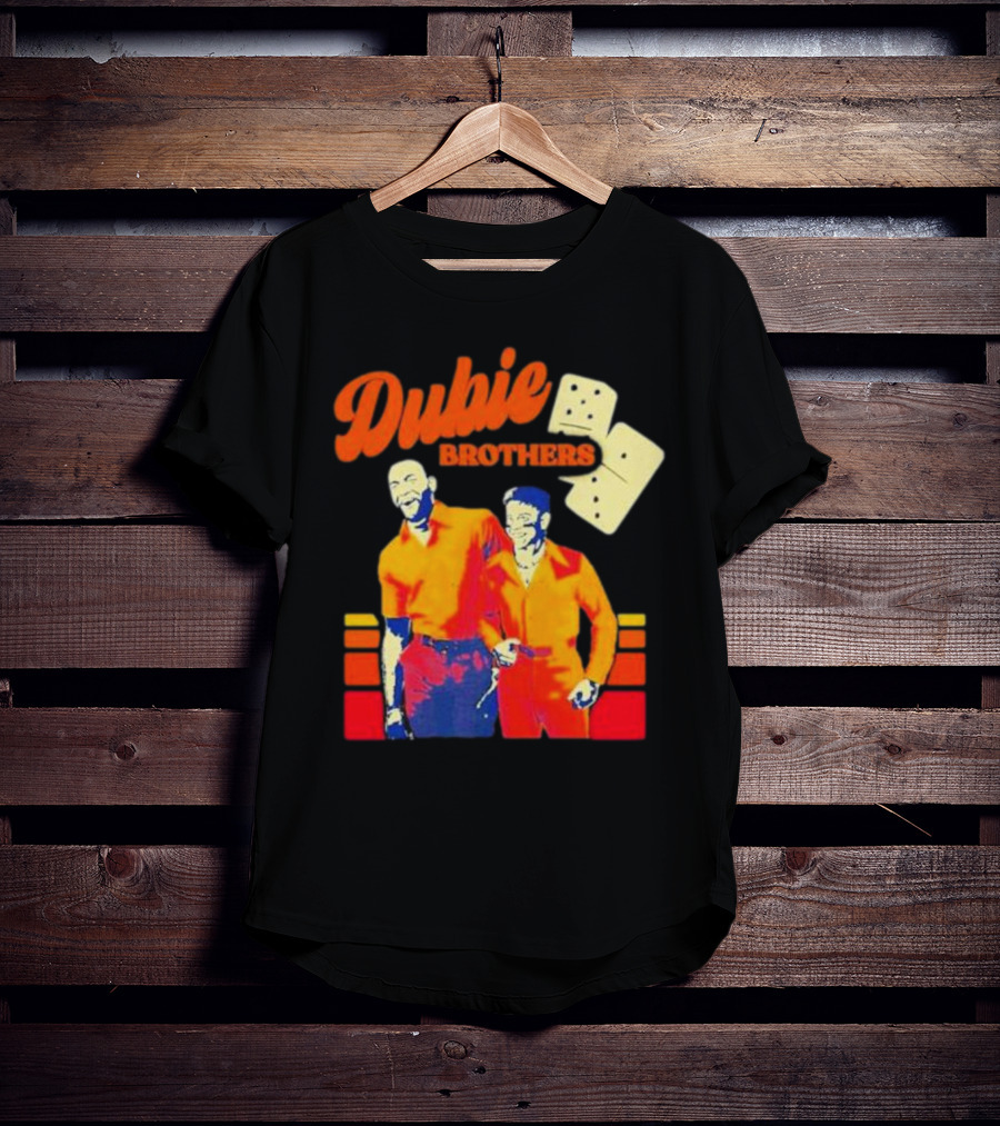 Dubie Brothers Domino Duo Orange Outfits T-Shirt