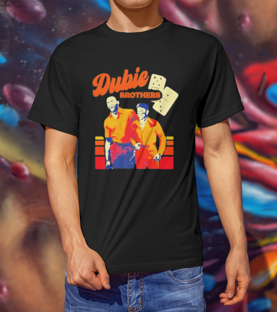 Dubie Brothers Domino Duo Orange Outfits T-Shirt