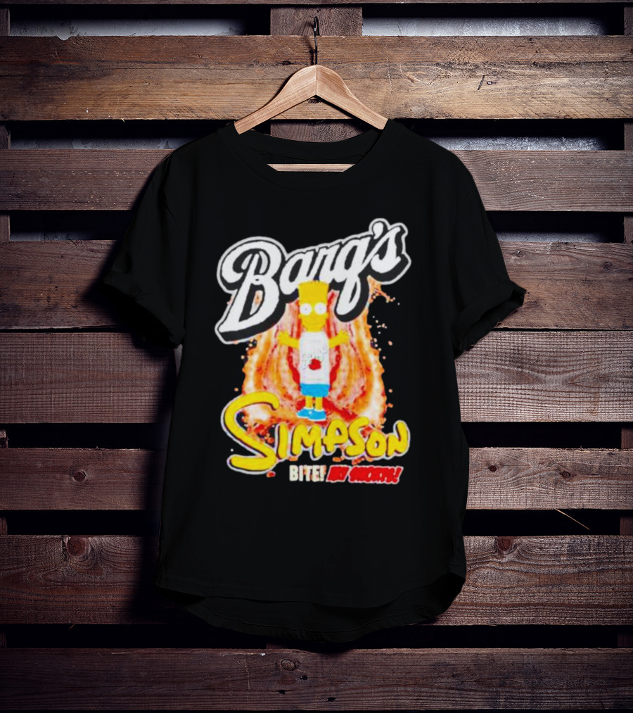 Barg’s Root Beer Bart Simpson Bite My Shorts T-Shirt