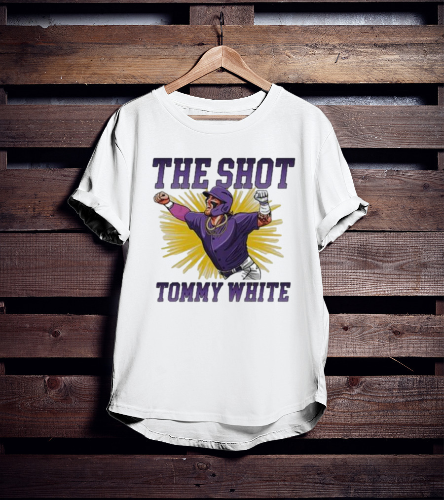 Tommy White The Shot Baseball Celebration Explosion T-Shirt