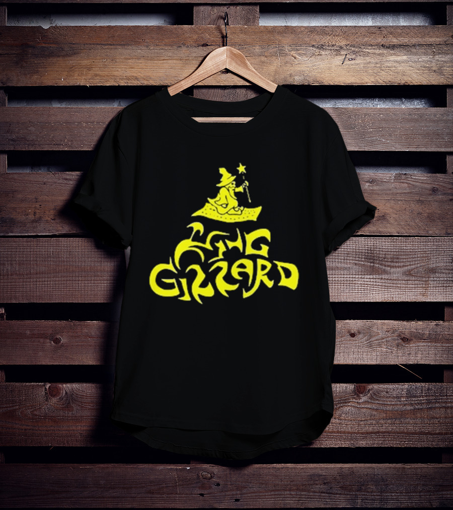 King Gizzard And The Lizard Wizard San Francisco 16 Yellow Wizard On Carpet T-Shirt