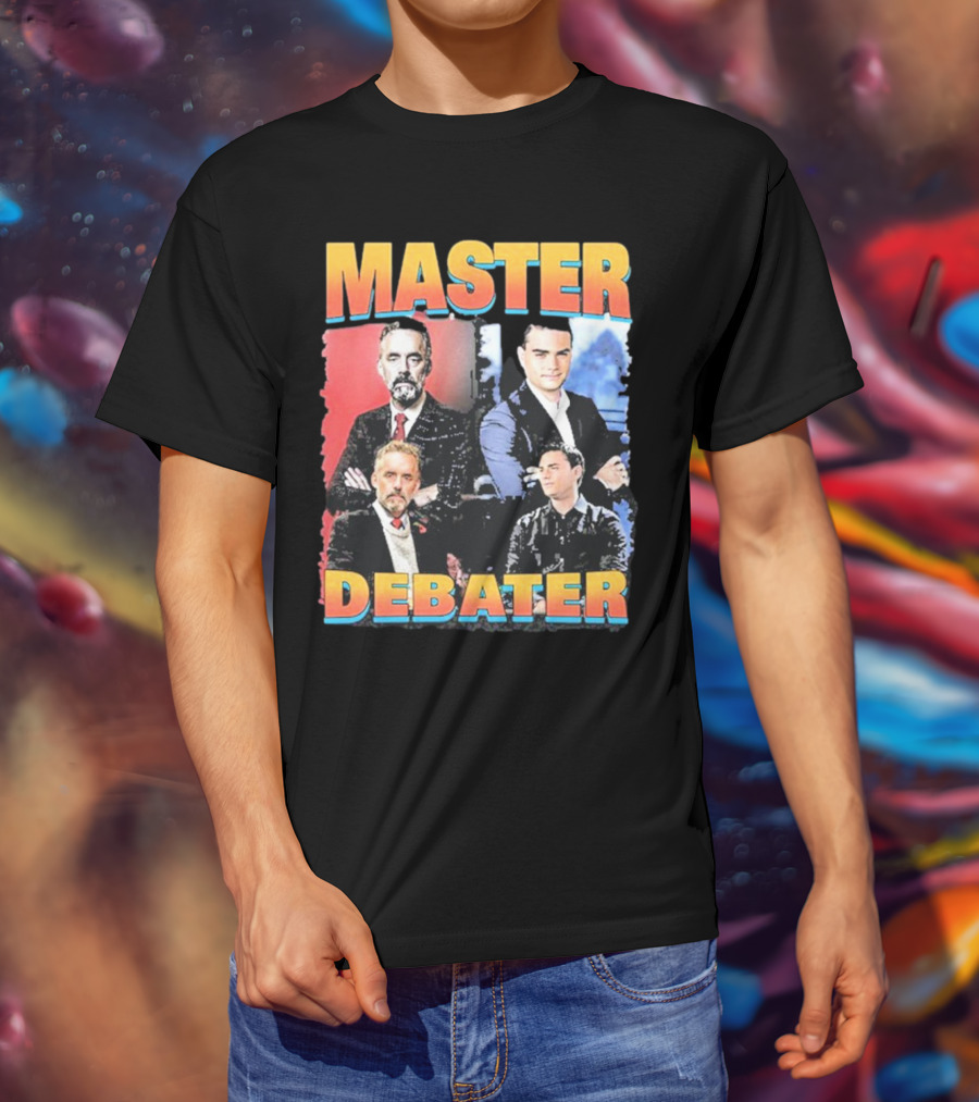 Memeabletees Master Debater Political Commentary Figures T-Shirt