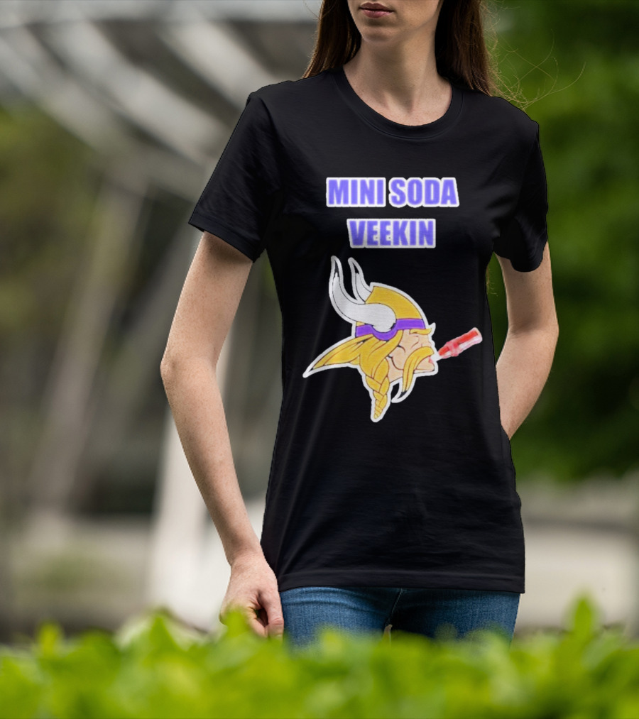 MINI SODA VEEKIN Viking Drinking Soda T-Shirt