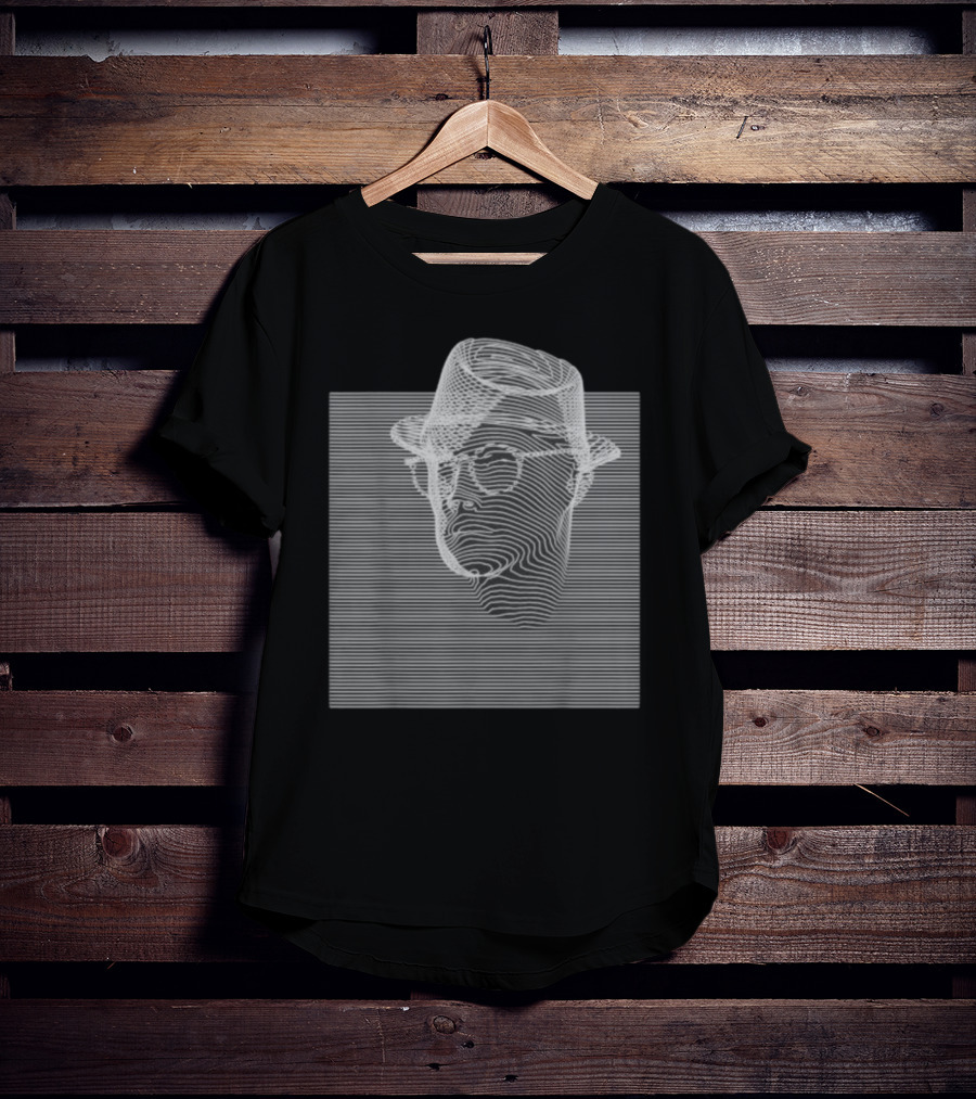 Emerging 3 Contemplation Optical Illusion Hat And Glasses T-Shirt
