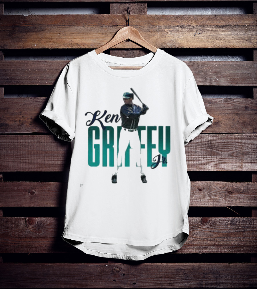 Ken Griffey Jr Seattle Mariners Iconic Baseball Legend T-Shirt