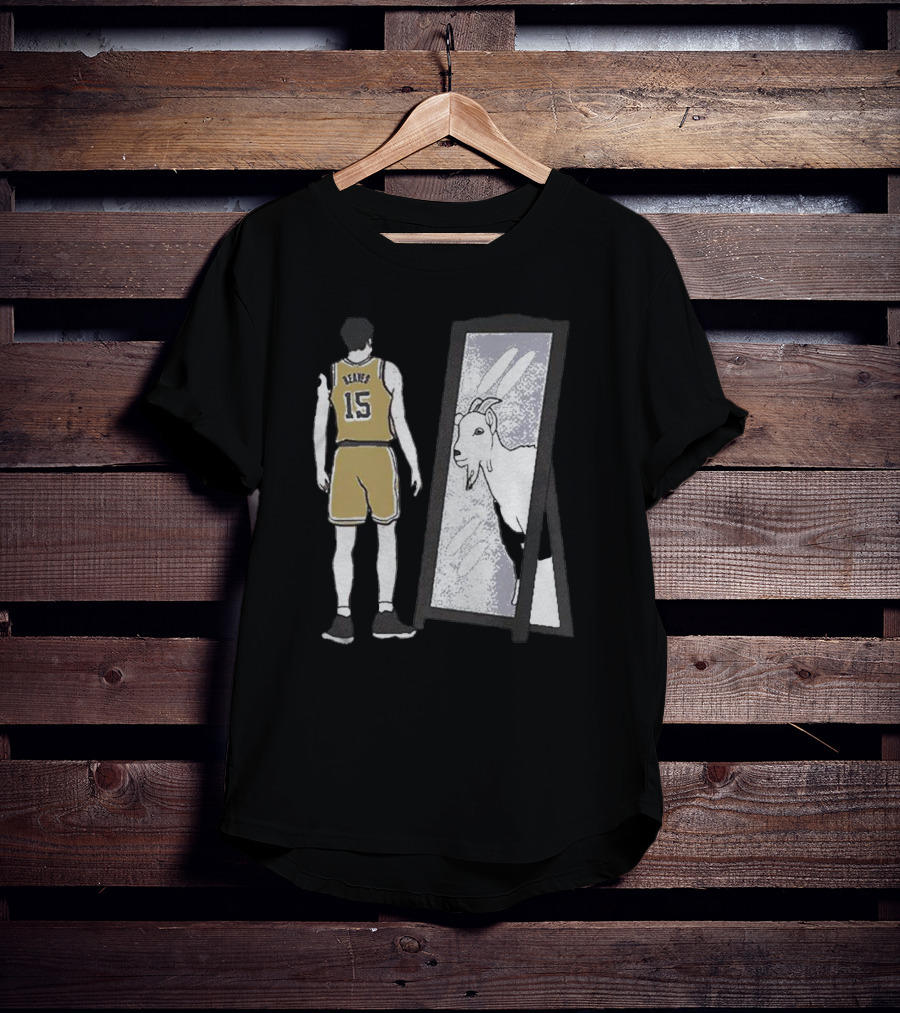 Austin Reaves Mirror GOAT Los Angeles Lakers Basketball Player Reflects Greatness T-Shirt