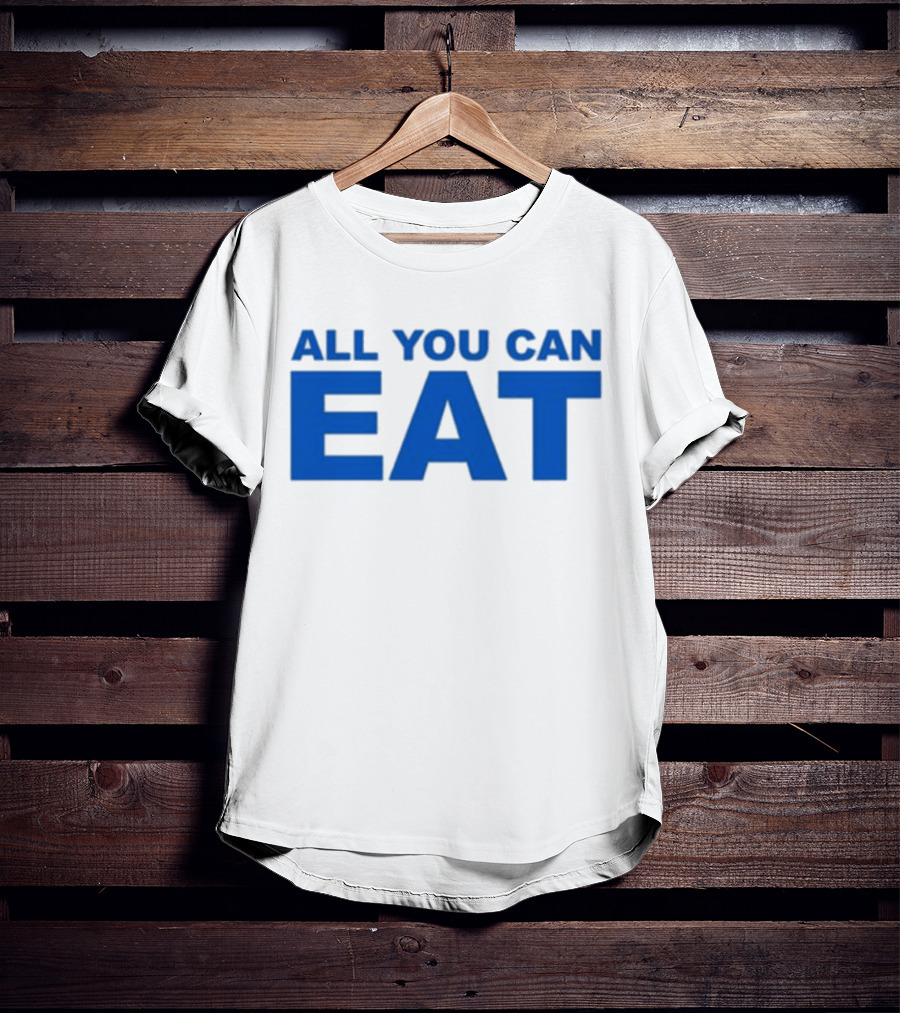 Sappy All You Can Eat Blue Letters T-Shirt